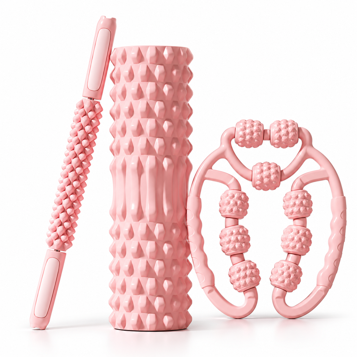 🌸 Muscle Recovery | EVA Massage Kit | Sakura Pink 3-in-1 Set