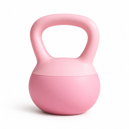 💪 Home Workout | Soft Coated Kettlebell | Quiet Pastel Weight Bell