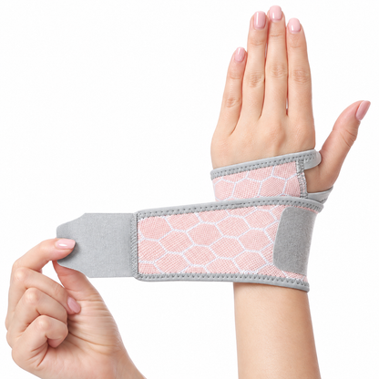 🤸 Wrist Support | Breathable Knit Sleeve | Honeycomb Wrist Brace