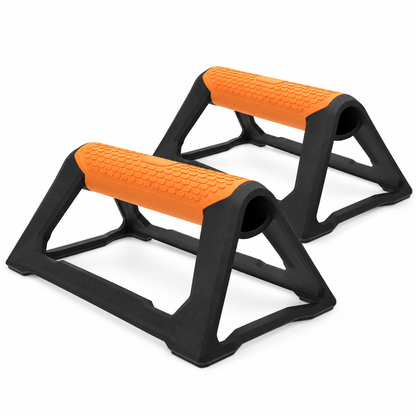 🏋️ Home Training | Heavy-Duty Plastic | Non-Slip Push-Up Stands