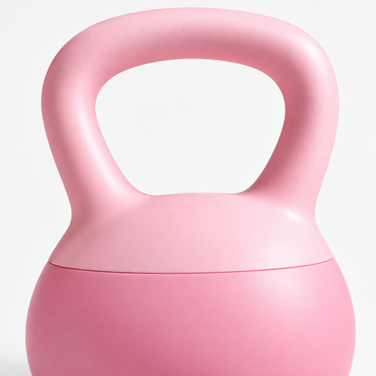 💪 Home Workout | Soft Coated Kettlebell | Quiet Pastel Weight Bell