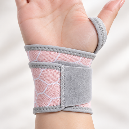 🤸 Wrist Support | Breathable Knit Sleeve | Honeycomb Wrist Brace
