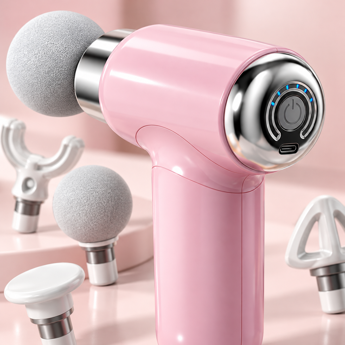 💆 Muscle Relief | Smooth ABS Massage Gun | Cute Portable Massager