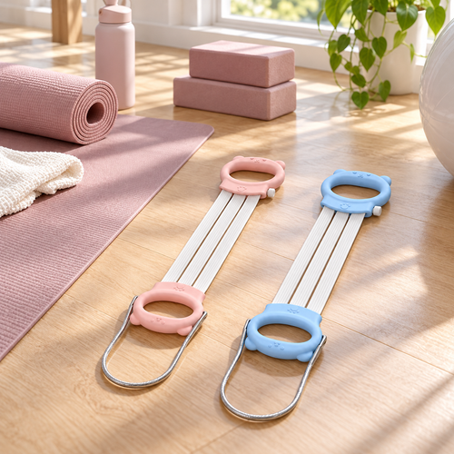 🐻 Home Fitness | Soft Elastic Pull Rope | Cute Bear Resistance Band