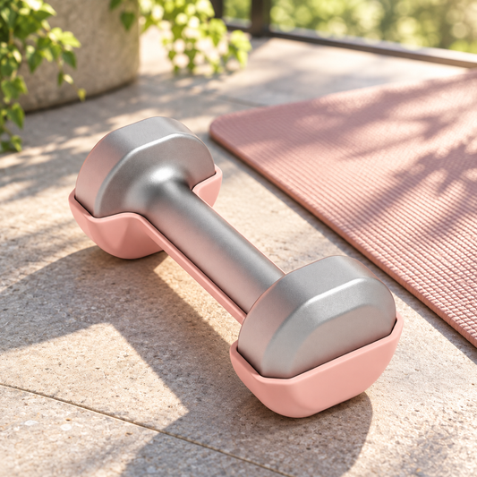 💪 Home Workout | Solid Cast Iron Dumbbell | Compact Fitness Weight